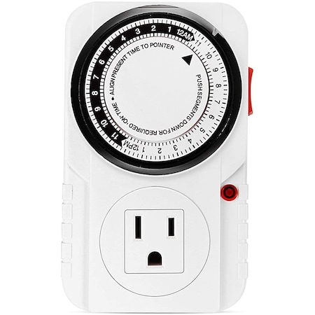 Ipower Automated Timer Power: Max Wattage 1725W; Max Current 15A/120V/60Hz. GLTIME